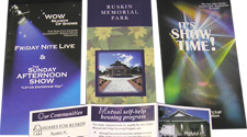 Brochures are printed high quality