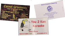 High quality business cards - printed to your specifications